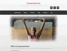 Tablet Screenshot of cavemomma.com